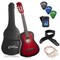 Ashthorpe Beginner Acoustic Guitar Package, Basic Starter Kit w/ Gig Bag, Strings, Strap, Tuner, Picks